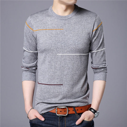 Casual Line Pattern Cashmere Cardigan - The Perfect Cardigans