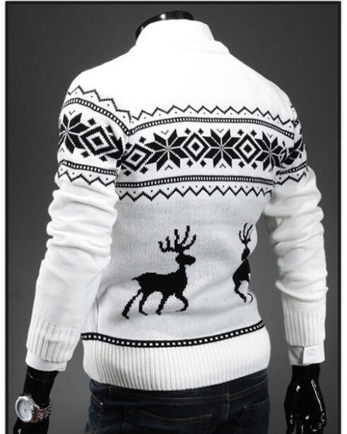Deer Pattern Christmas Sweater - The Perfect Cardigans