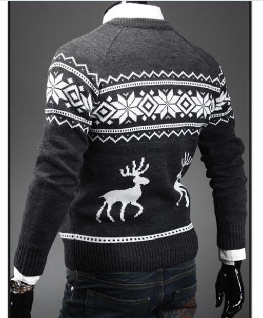 Deer Pattern Christmas Sweater - The Perfect Cardigans