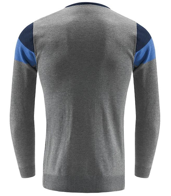 Men V-neck Stylish Mixed-Colours Sweater - The Perfect Cardigans