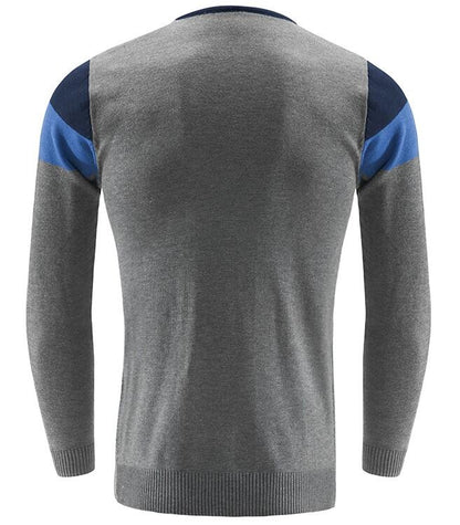 Men V-neck Stylish Mixed-Colours Sweater - The Perfect Cardigans