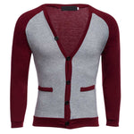 Double-Colour Casual Knitted Cardigan - The Perfect Cardigans