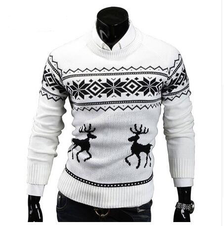 Deer Pattern Christmas Sweater - The Perfect Cardigans