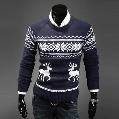 Deer Pattern Christmas Sweater - The Perfect Cardigans
