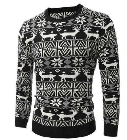 Deer Pattern Christmas Sweater - The Perfect Cardigans